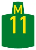 Metropolitan route M11 shield