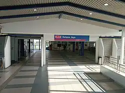 Main entrance of the station.