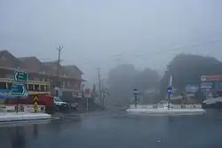 Kuttikkanam on a foggy day