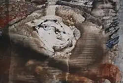 "White Cuckoo", 1996, 40×60, paper, gouache, monotype