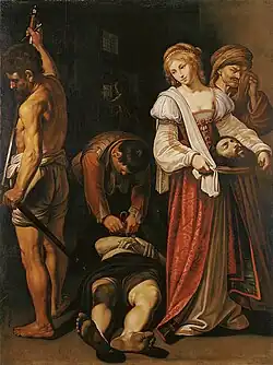 The decapitation of Saint John the Baptist