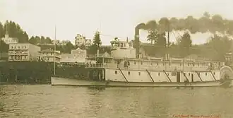 Lurline at Cathlamet, Washington circa 1903