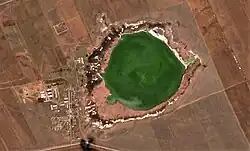 Maloye Shklo and Mirabilit Sentinel-2 image