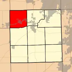 Location in Kendall County