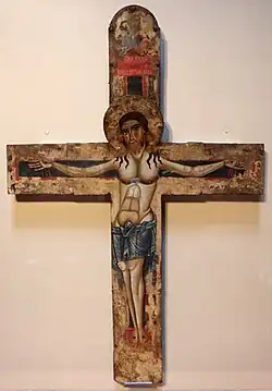 Crucifix, c. 1255, Monte dei Paschi collection, Siena