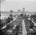 View of the Andalusian Gardens around 1920