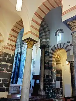 Interior of the church