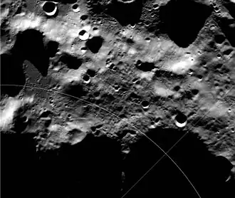Mons Mouton, near the lunar south pole: LRO Wide Angle Camera mosaic