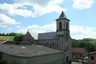The church in Montagnol