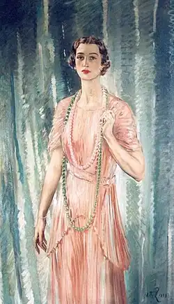 Mrs Edwin D Morgan Jr (Elizabeth Winthrop Emmet), 1933