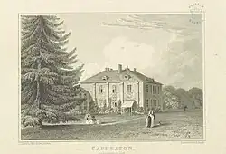 Capheaton Hall and Walls attached