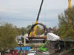 April 2016: Arch completion of the southern part