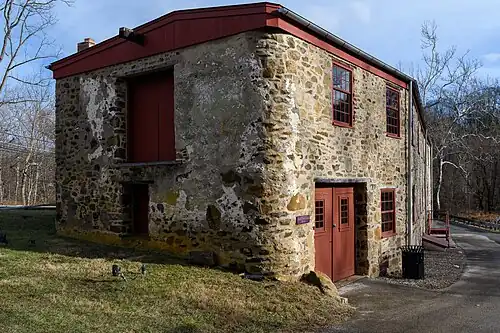 North Western elevation of mill building