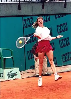 Katarzyna Nowak w trakcie gry archiwum prywatne