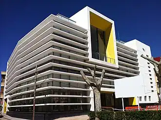 Town hall of Quintanar del Rey, a modern building