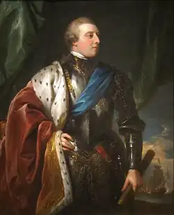 Portrait of George III by Benjamin West