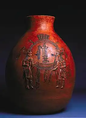 Pot with Figurative Decoration