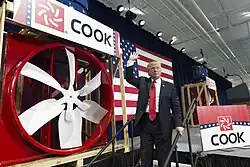 President Trump Travels to the Loren Cook Company 2017
