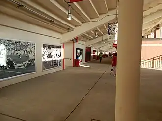 Murals on the concourse wall