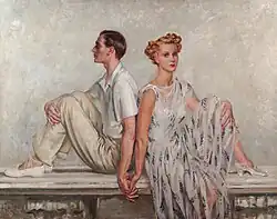 Mr and Mrs John V. Templeton, 1935