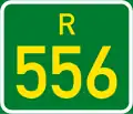 Regional route R556 shield