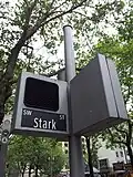 Street sign in southwest Portland, 2013