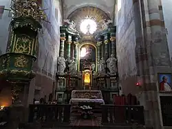 Abbey church interior