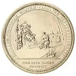 Seal of the Colony of North Carolina (obverse)