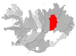 Location of the Municipality of Skútustaðahreppur