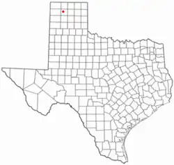 Location of Dumas, Texas