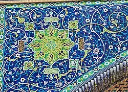 Decoration of the spandrel