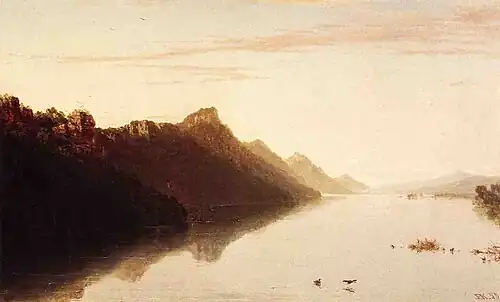 John Frederick Kensett: Upper Mississippi, 1855