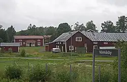 Buildings northwest of the railway station