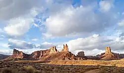 Castle Butte to the right