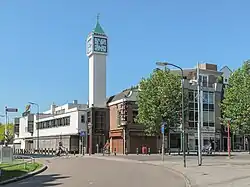 Veenendaal, tower in the street