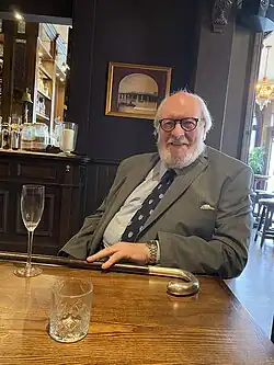 This is a photograph of Richard Dumbrill in London, July 2024