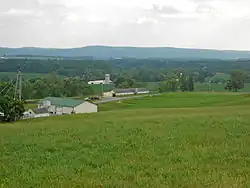 View south toward York County