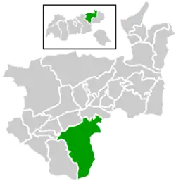 Location within Kufstein district
