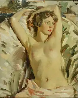 Nude Study (1929), oil on canvas, Manchester Art Gallery.