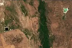 River Zharly and Zharly village