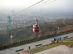 View of Almaty from the Kok-Tobe cable car station