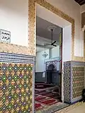 Doorway and entrance to the prayer hall