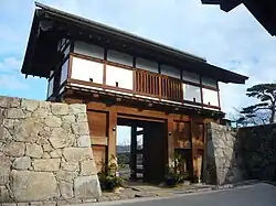 Reconstructed gate of Matsushiro Castle
