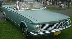 Canadian 1964 Valiant convertible, essentially a US Dodge Dart with a US Valiant front clip (hood, grill, headlights, etc.)