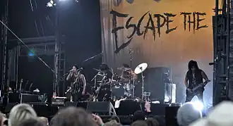 Escape the Fate performing at Rock am Ring 2013