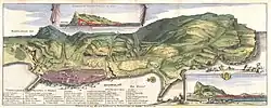 French Map of Gibraltar, 1720