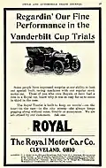 1906 Royal Tourist advertisement