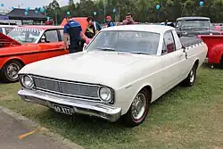 Ford XT Falcon utility (non standard wheels)