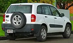 Pre-facelift Toyota RAV4 Edge 5-door (ACA21, Australia)