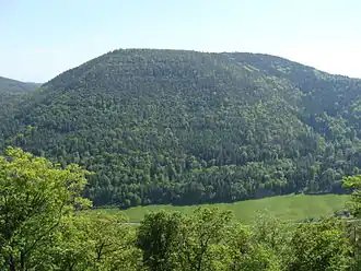 Roßberg, Blick vom Frankenfelsen